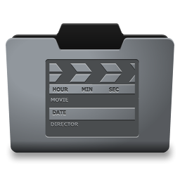 Steel Movies Icon 256x256 png